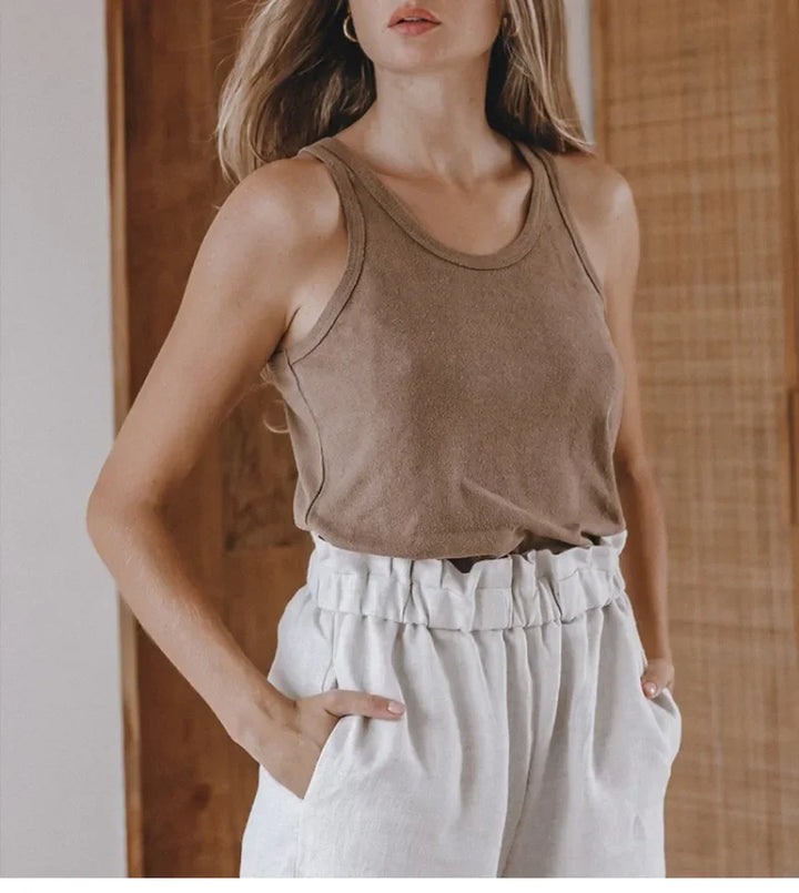 Duttini | Cotton Tank Top for Women in Everyday Fit