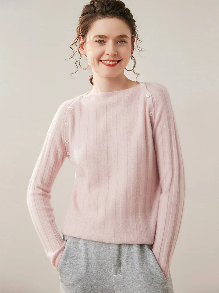 Duttini | Buttoned Cashmere Sweater