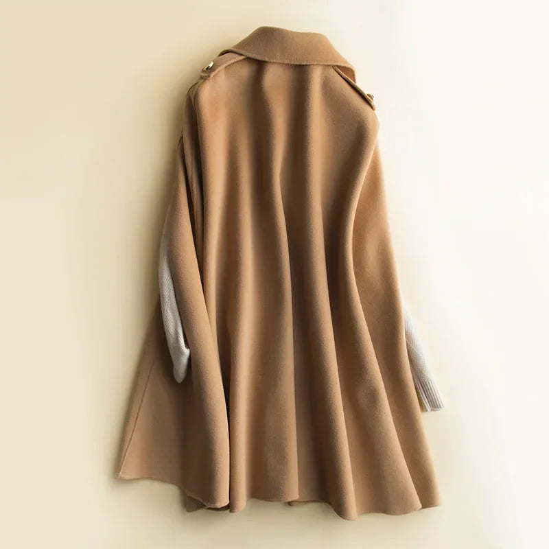 Duttini | Wool Cape Coat