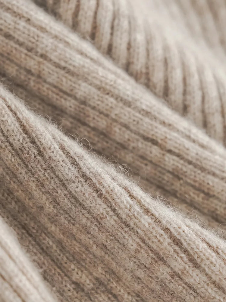 Duttini | Wool Knitted Wide Leg Pants
