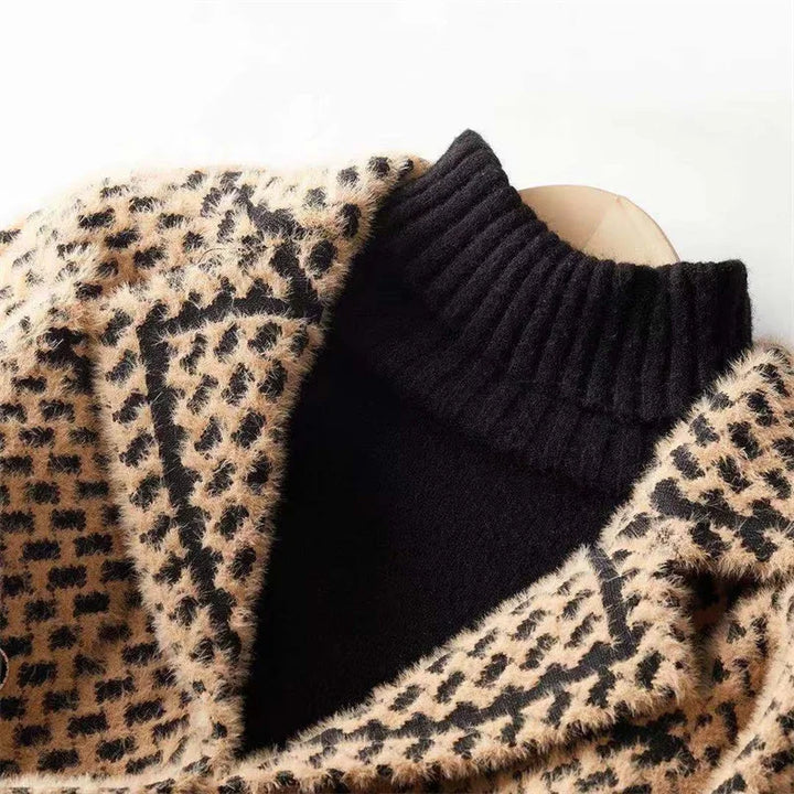 Duttini | Houndstooth Knit Jacket