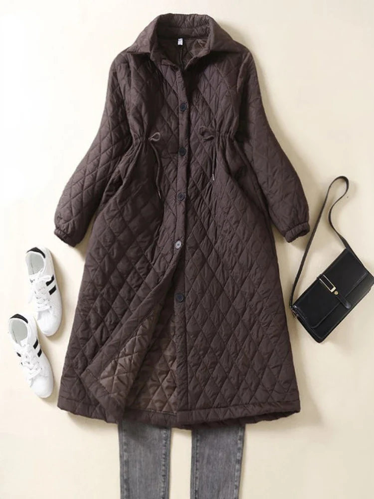 Duttini | Quilted Long Coat