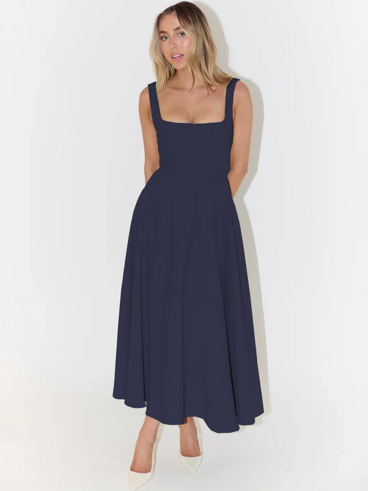 Duttini | Sculpted Waist Midi Sundress