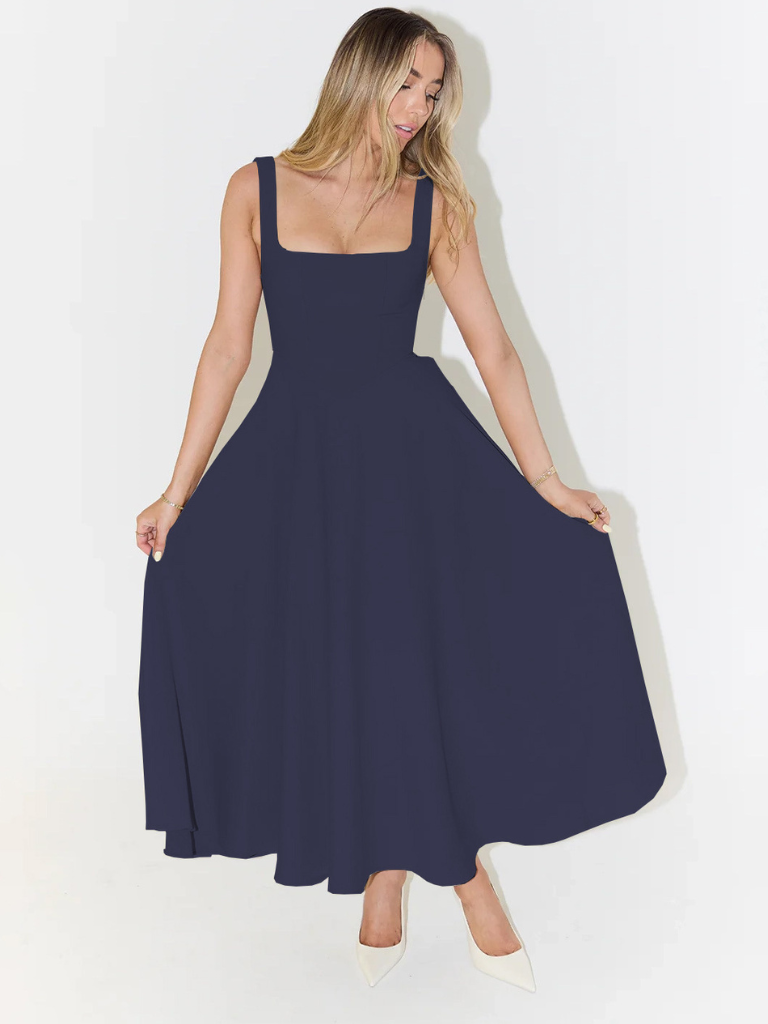 Duttini | Sculpted Waist Midi Sundress