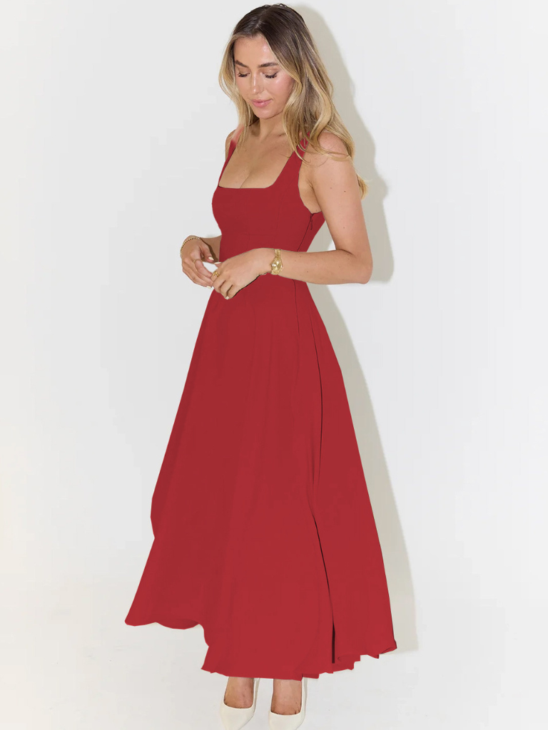 Duttini | Sculpted Waist Midi Sundress