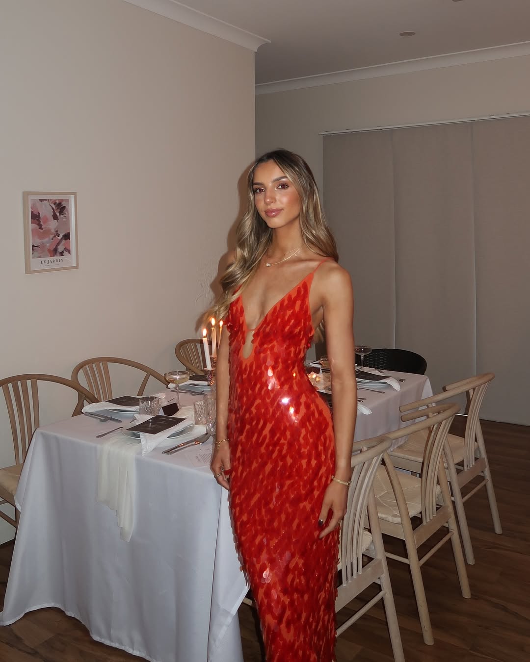 Duttini | Luxe Wedding Guest Sequin Backless Dress for Every Occasion