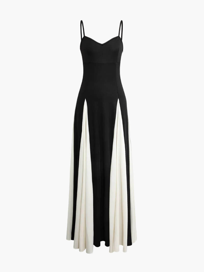 Duttini | Elegant Black-and-White Maxi Dress Made to Turn Heads
