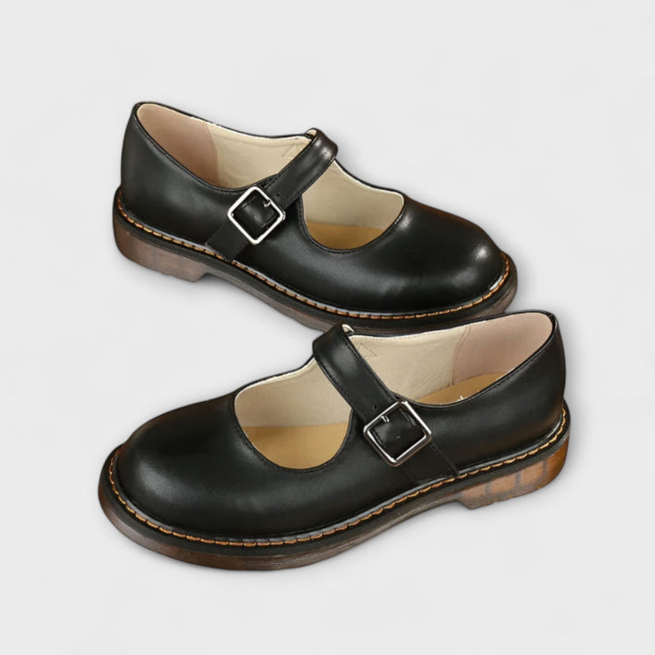 Duttini | Soft-Step Buckle Strap Rounded Toe for Effortless Wear