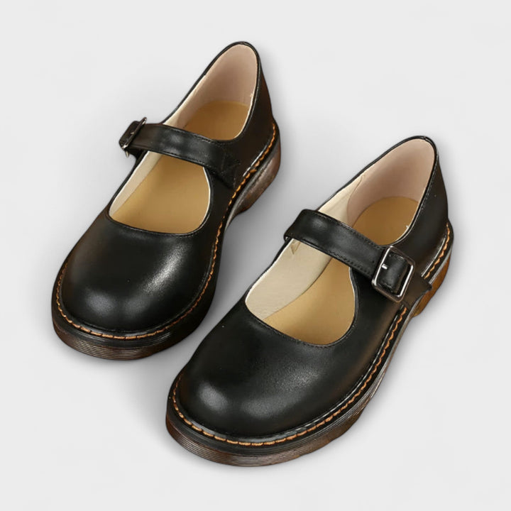 Duttini | Soft-Step Buckle Strap Rounded Toe for Effortless Wear
