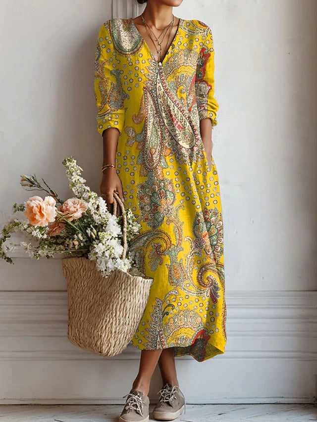 Duttini | Comfort Dress for Women in Soft Fabric, Relaxed Fit, Classic Style