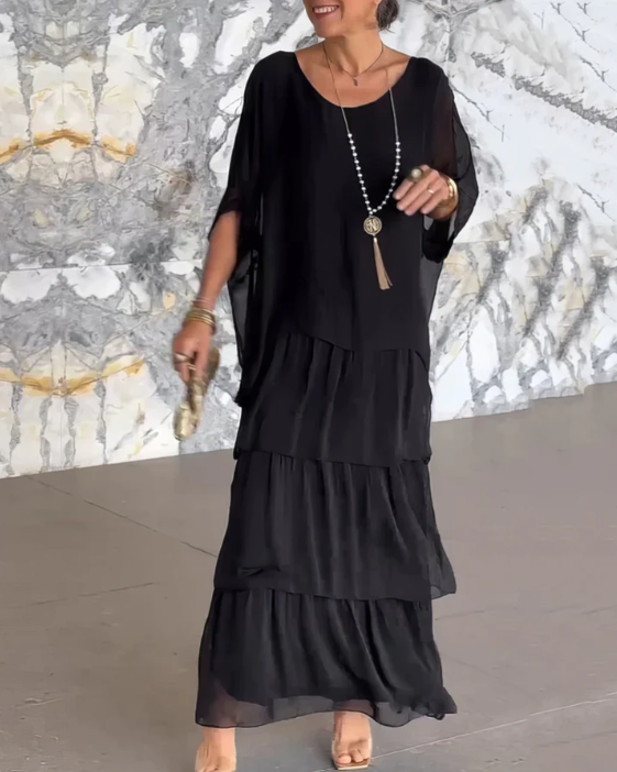 Duttini | Elegant Long Flowing Dress in a Flattering Cut