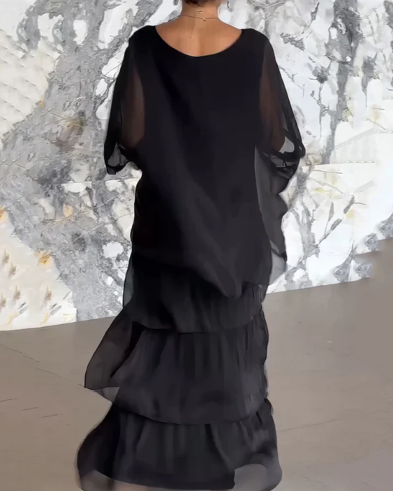 Duttini | Elegant Long Flowing Dress in a Flattering Cut