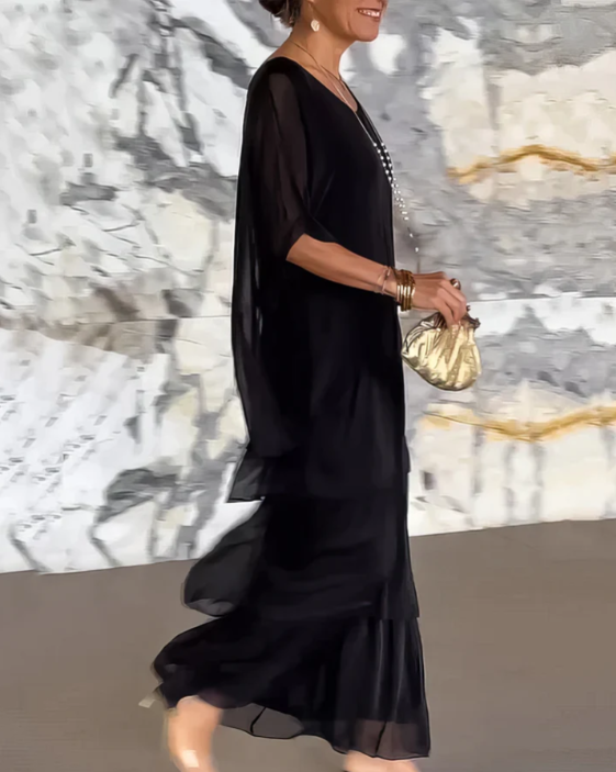 Duttini | Elegant Long Flowing Dress in a Flattering Cut