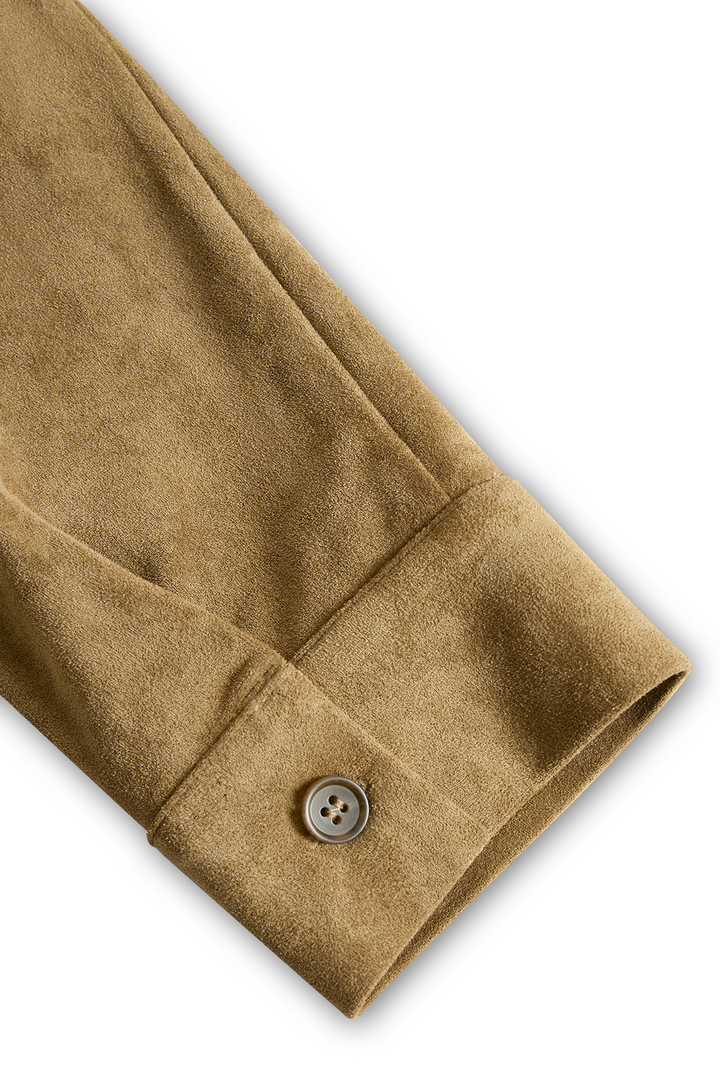 Duttini | Suede Long Sleeve Dress