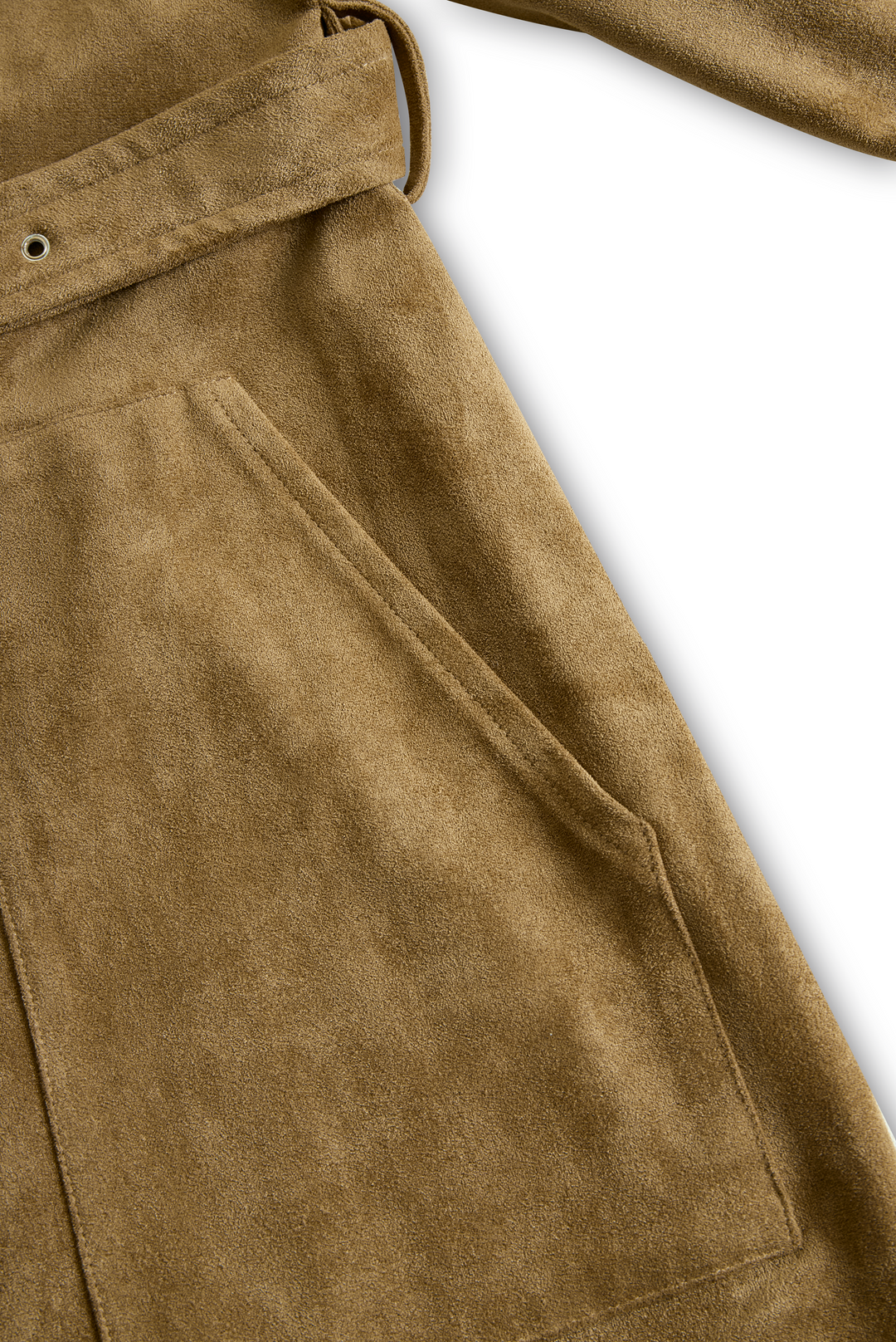Duttini | Suede Long Sleeve Dress