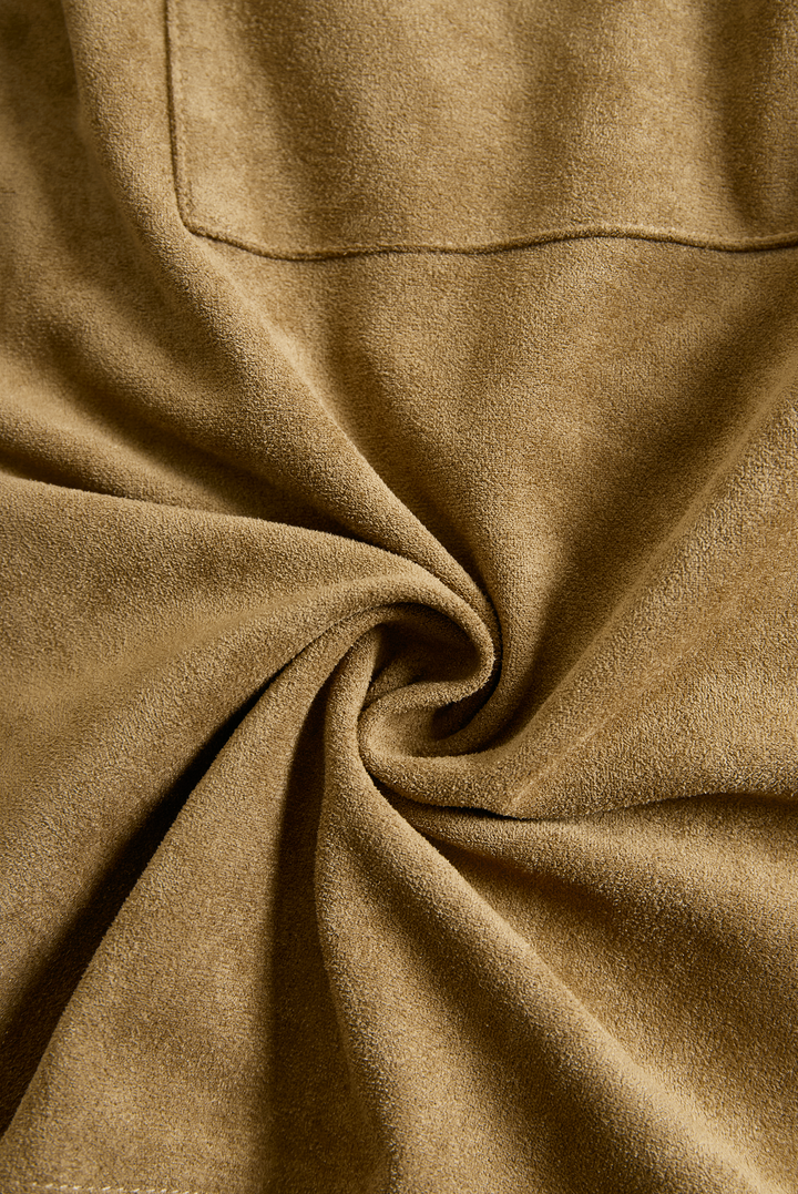 Duttini | Suede Long Sleeve Dress