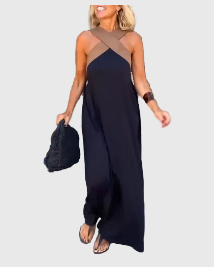 Duttini | Flowing Maxi Dress for Women in Lightweight Fabric, Elegant Style