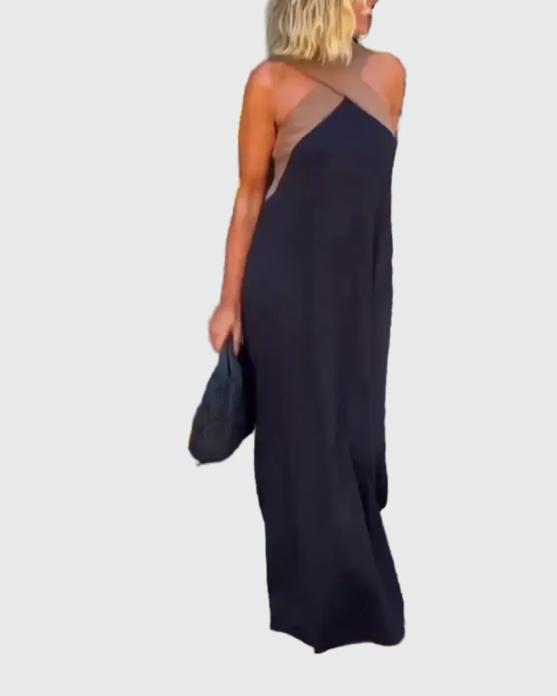 Duttini | Flowing Maxi Dress for Women in Lightweight Fabric, Elegant Style