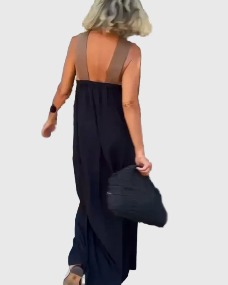 Duttini | Flowing Maxi Dress for Women in Lightweight Fabric, Elegant Style