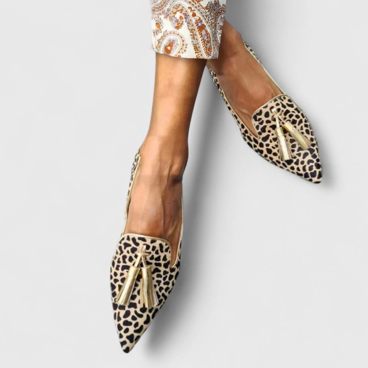 Duttini | Soft-Step Flat Pointed Patterned for All-Day Comfort