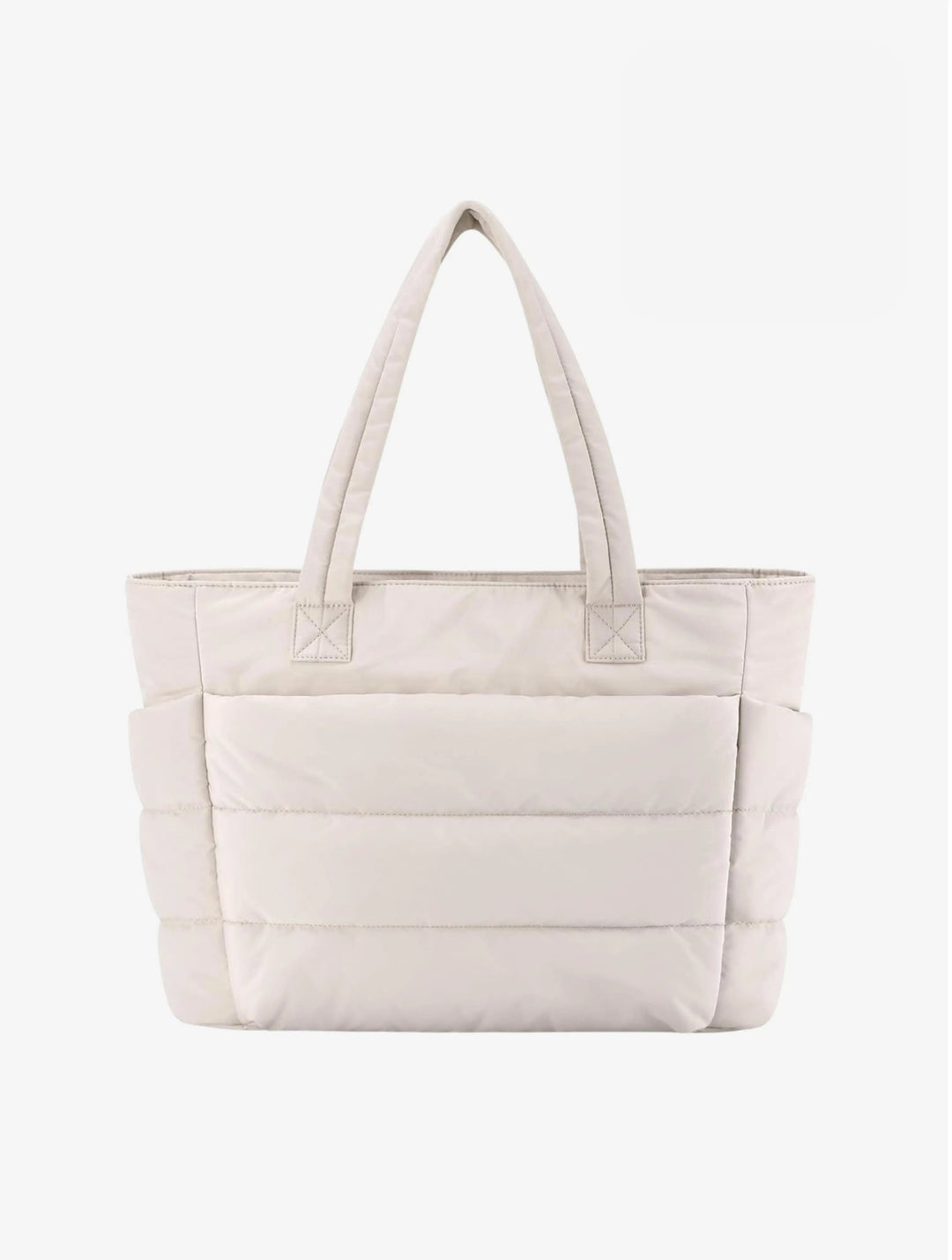 Duttini | Quilted Shoulder Tote Bag, Soft Padding, Structured Shape