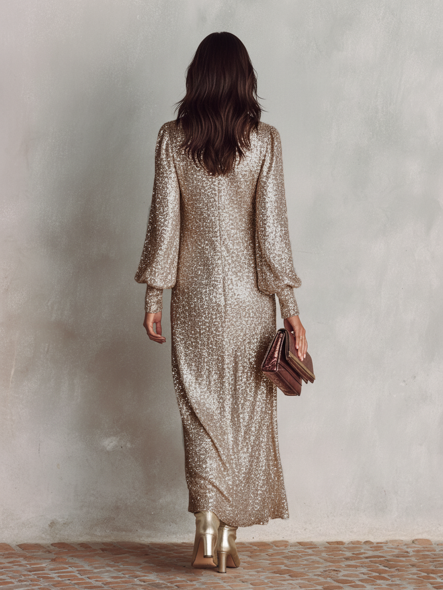 Duttini | V-Neck Cocktail Dress