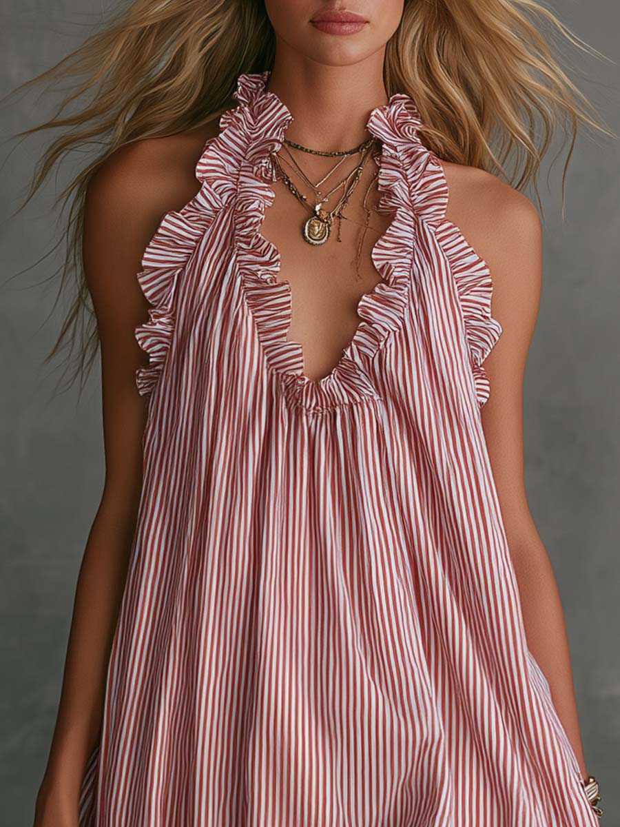 Duttini | V-Neck Casual Dress