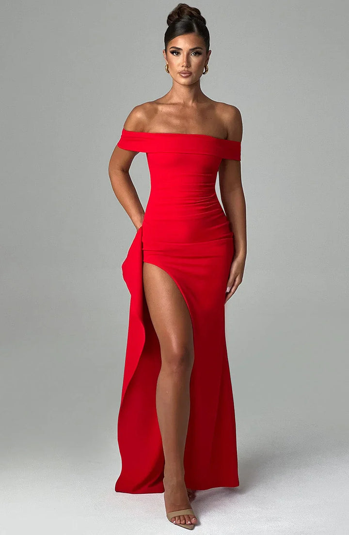 Duttini | Off-shoulder evening gown