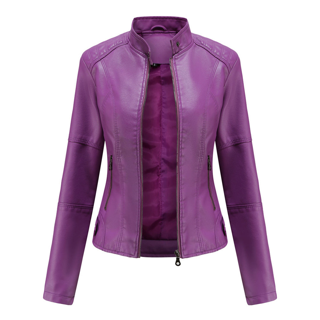 Duttini | Women's Slim-fit Biker Jacket