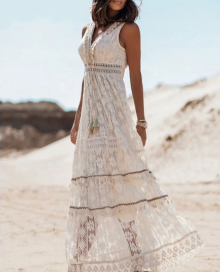 Duttini | Flowing Bohemian Style Dress for Effortless Elegance