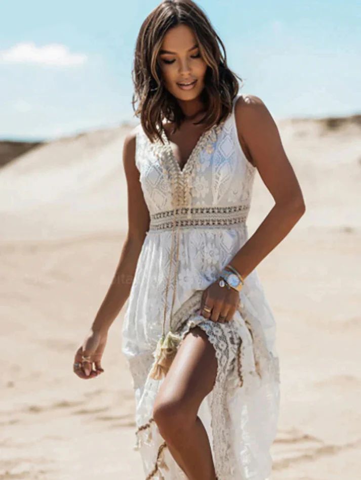 Duttini | Flowing Bohemian Style Dress for Effortless Elegance