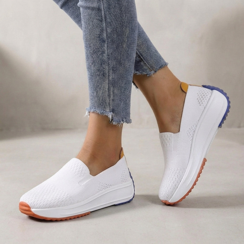 Duttini | Modern Knit Slip-On Platform Orthopedic Sneakers