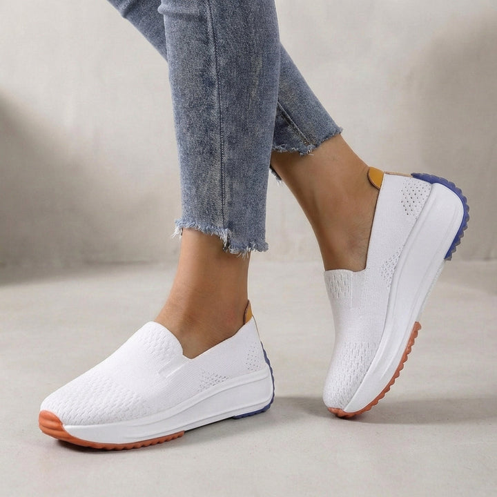 Duttini | Modern Knit Slip-On Platform Orthopedic Sneakers