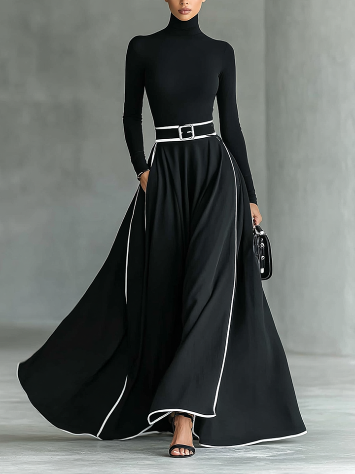 Duttini | White Long Sleeve Dress