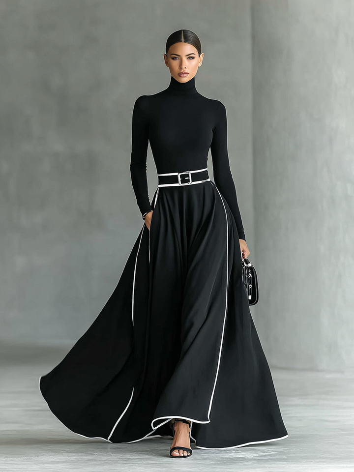 Duttini | White Long Sleeve Dress