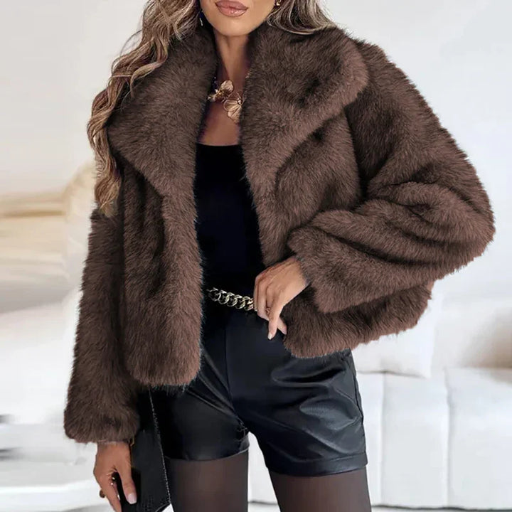 Duttini | Women’s Relaxed Fit Faux Fur Jacket