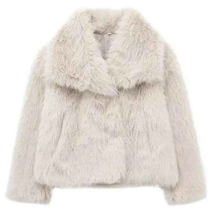 Duttini | Women’s Relaxed Fit Faux Fur Jacket