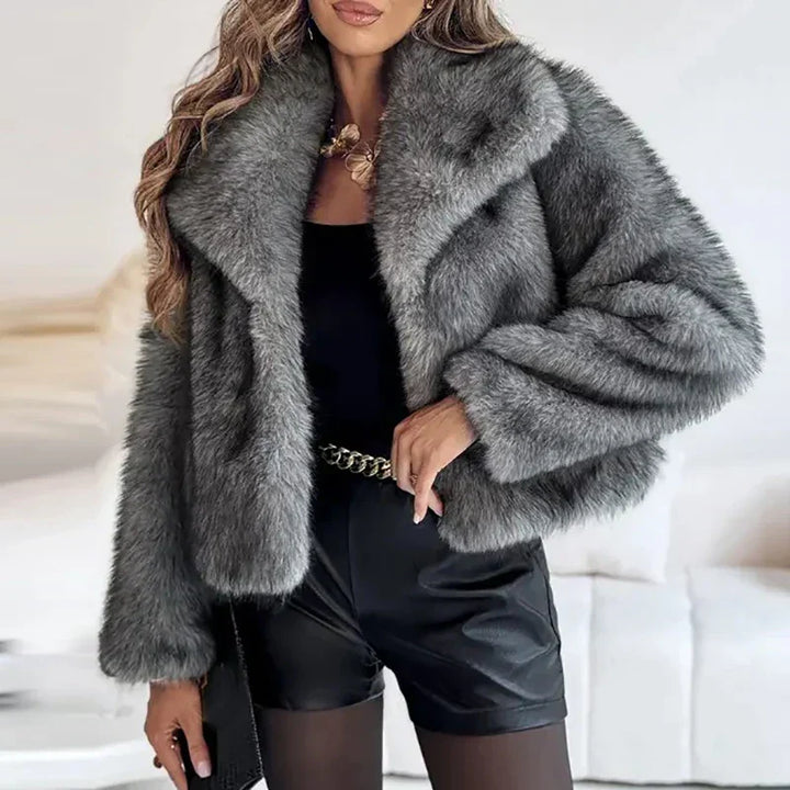 Duttini | Women’s Relaxed Fit Faux Fur Jacket