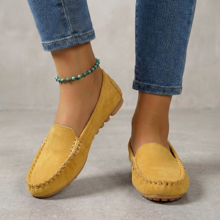 Duttini | Classic Driving Orthopedic Moccasins With Metallic Accents