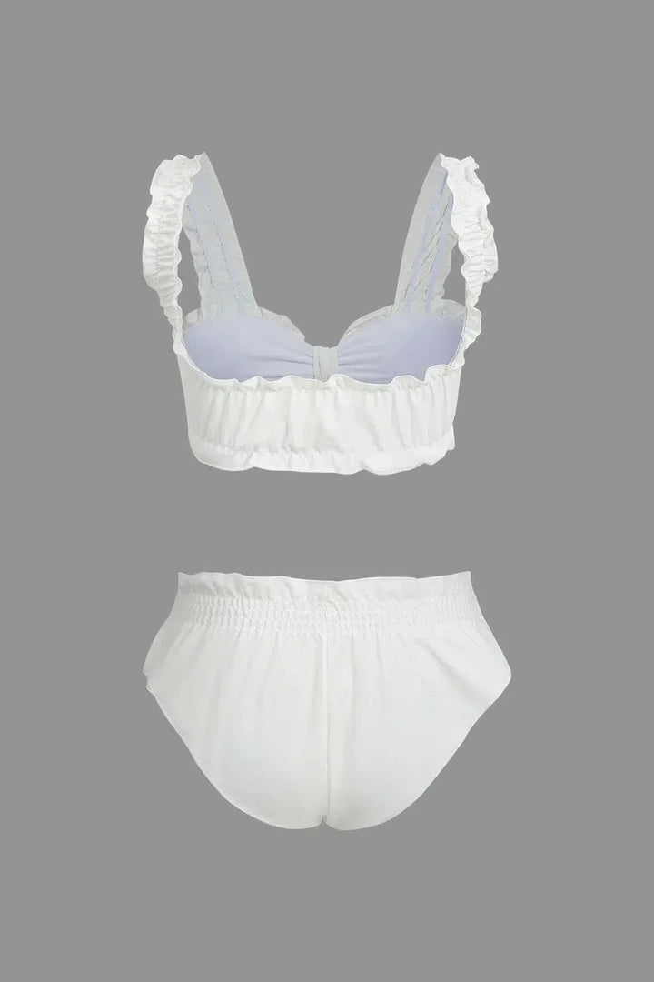 Duttini | Frill Trim Bikini Set