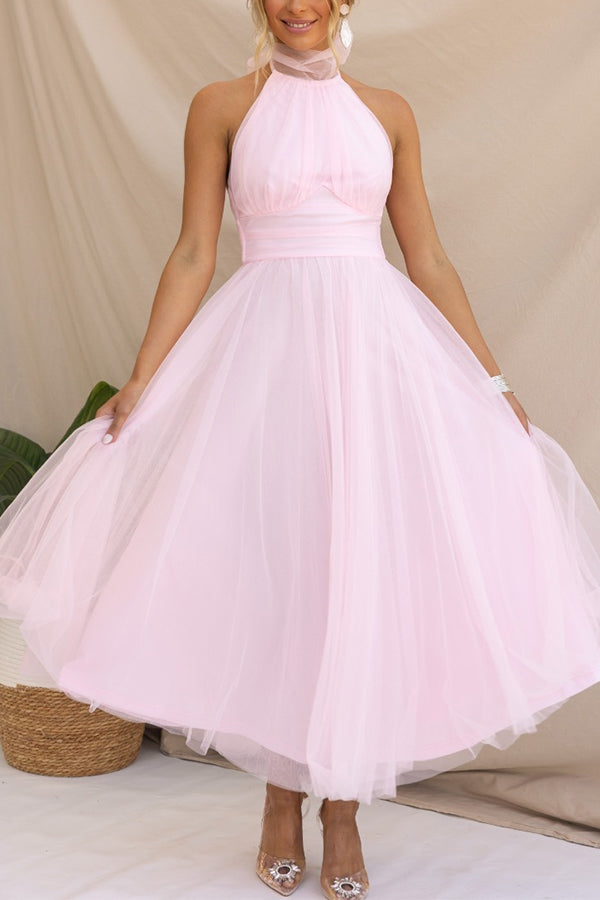 Duttini | Effortless Wedding Guest Tulle Dress for Effortless Elegance