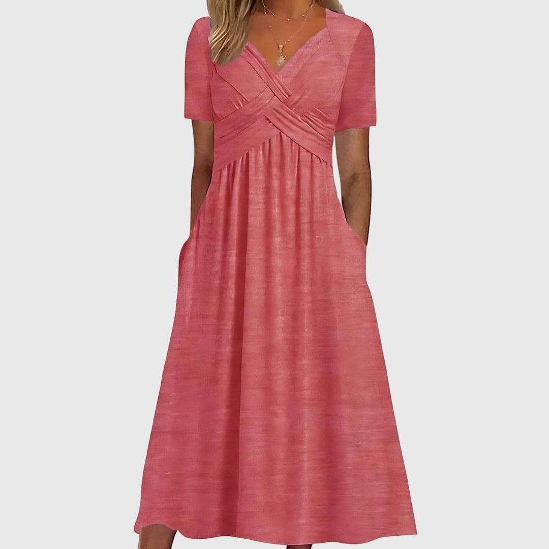 Duttini | Midi Dress for Women in Tummy Control Fabric
