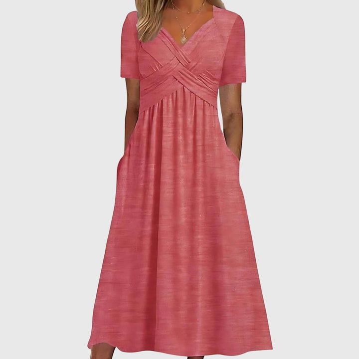 Duttini | Midi Dress for Women in Tummy Control Fabric