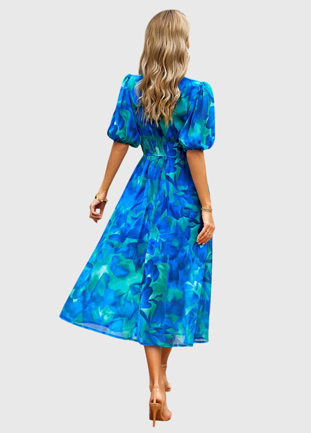 Duttini | Floral Midi Dress for Women