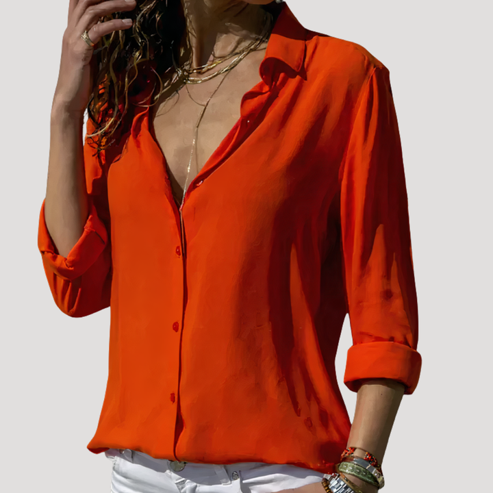 Duttini | Romantic Button Down Long Sleeve Blouse for Every Occasion
