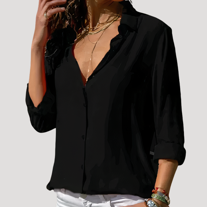 Duttini | Romantic Button Down Long Sleeve Blouse for Every Occasion