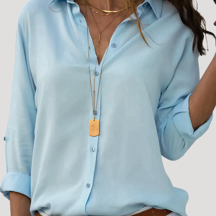 Duttini | Romantic Button Down Long Sleeve Blouse for Every Occasion