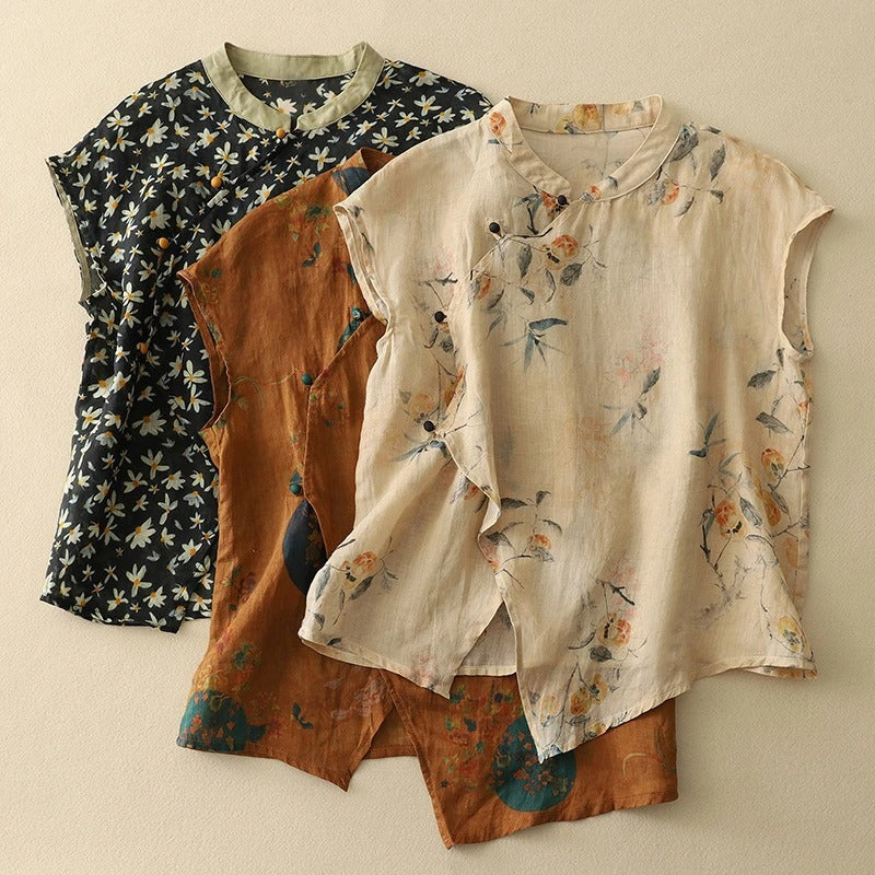 Duttini | Vintage Sleeveless Top with a Flattering Silhouette