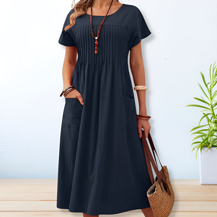 Duttini | Sculpted Relaxed Fit Day Dress for a Polished Look