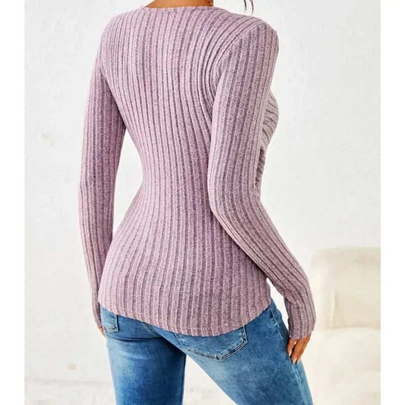 Duttini | Luxe Tummy Tucking Long Sleeve Top with a Timeless Finish